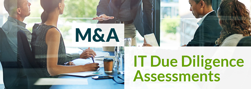 M&A IT Due Diligence Assessments Graphic