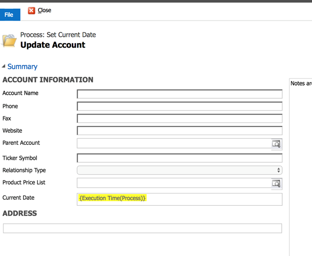 Account Information Summary Image