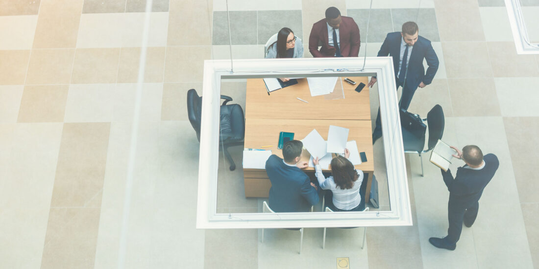 Group of Employees at a Table