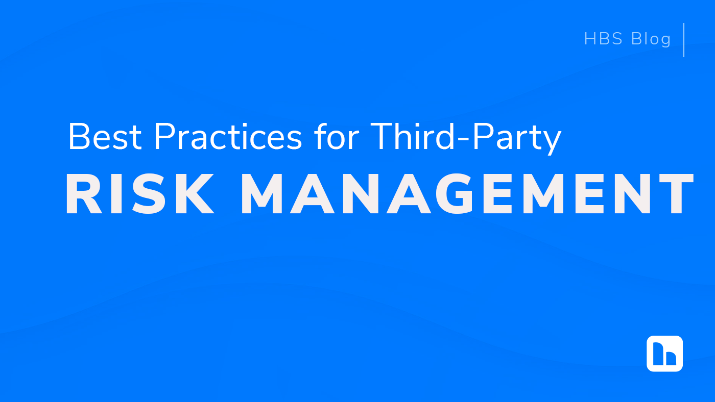 third party risk management best practices