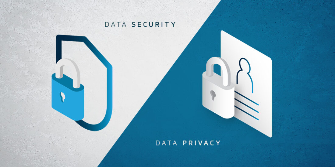Data Security and Data Privacy Illustration Data Security and Data Privacy Illustration