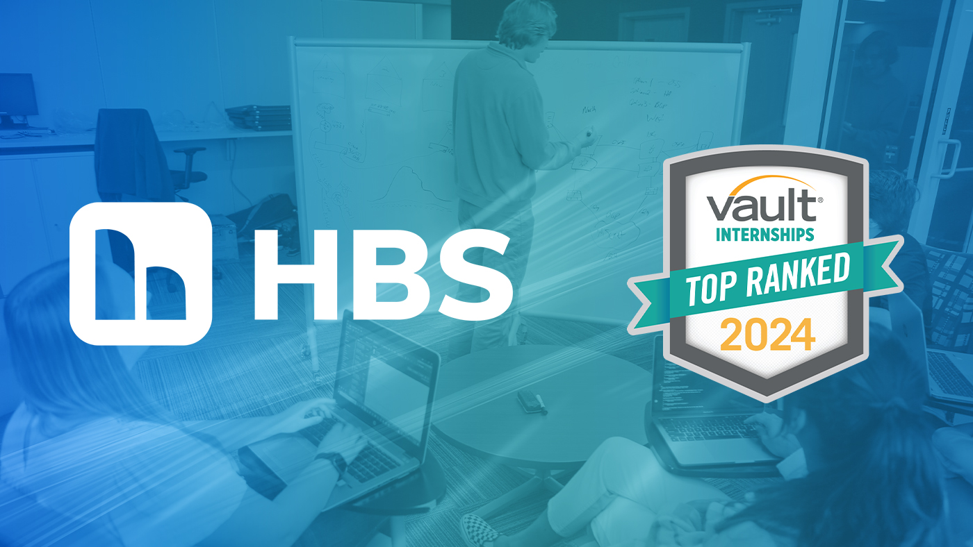 HBS Vault Top Internship Award Graphic