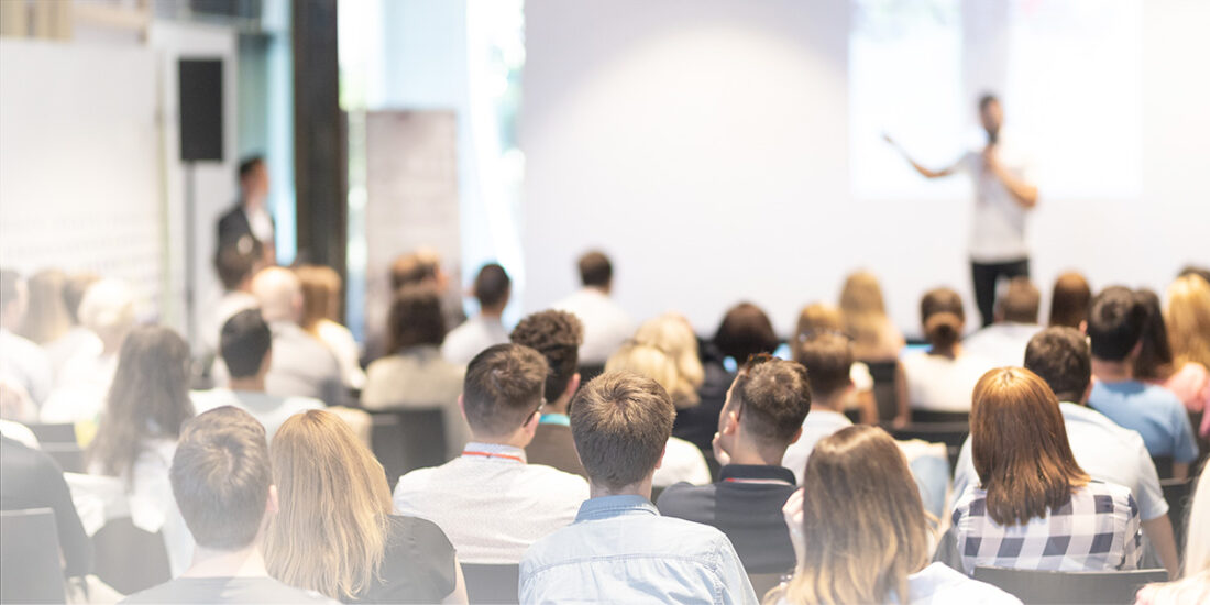 Man Presenting to a Room