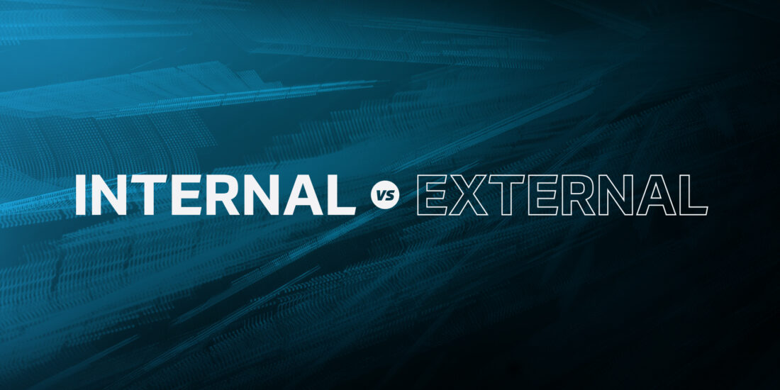 Internal vs. External Pen Testing Graphic