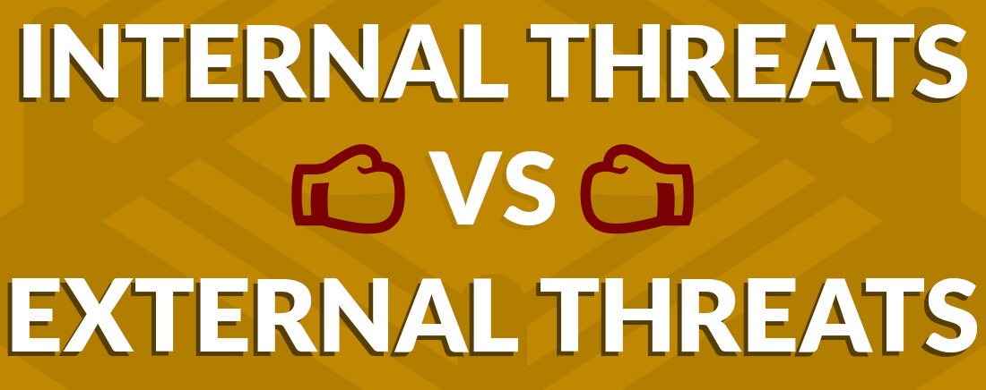 Internal versus External Threats Graphic