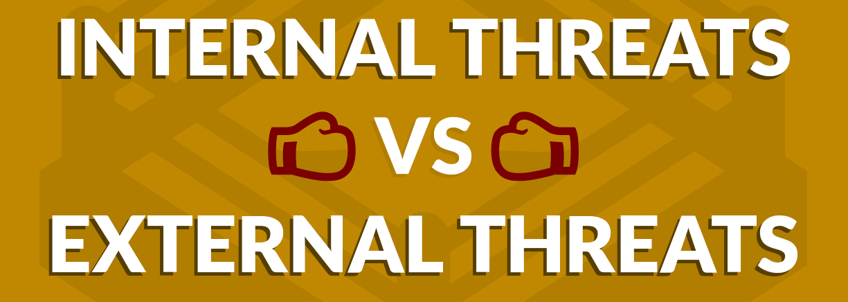Internal versus External Threats Graphic