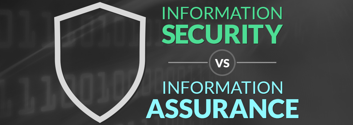 Information Security vs Information Assurance Graphic