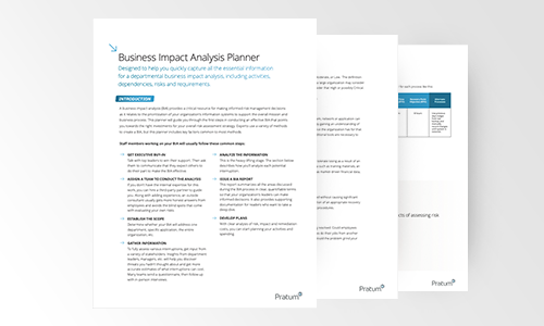 Business Impact Analysis Planner