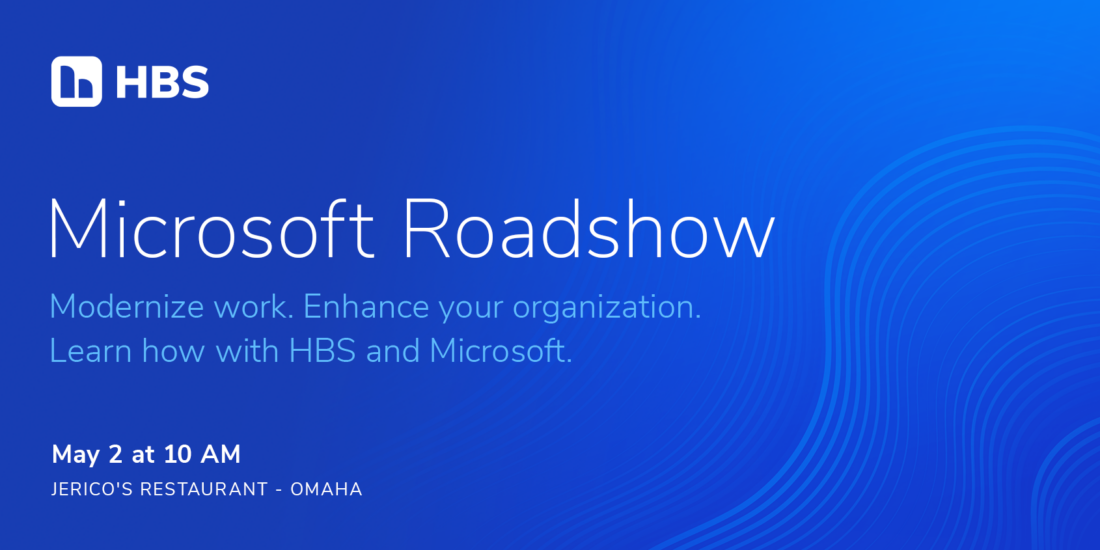 Nebraska Microsoft Roadshow Graphic