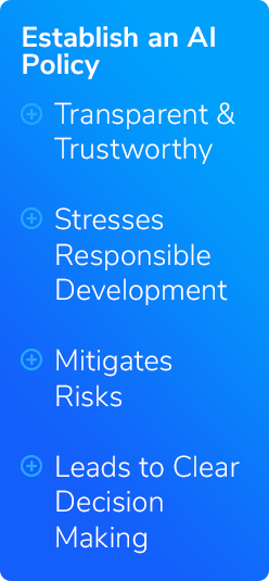 Establish AI Policy Graphic