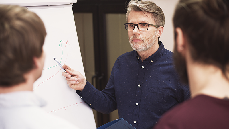 Image of Man Presenting
