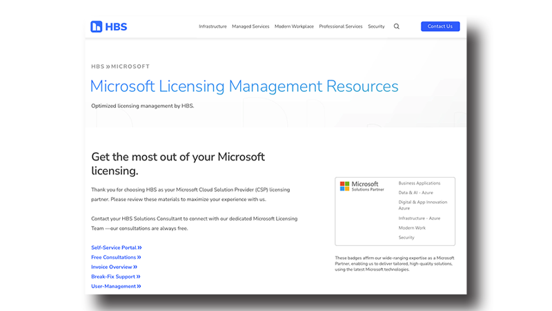 HBS Microsoft Licensing Resources