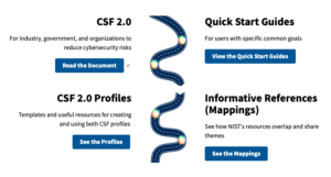 NIST Cybersecurity Framework Screenshot