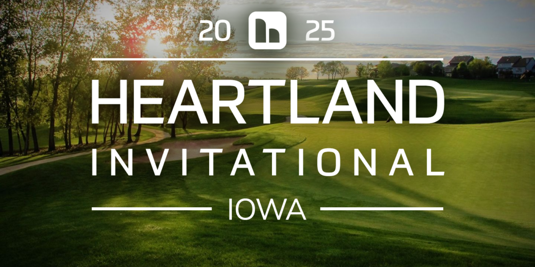 Legacy golf course with Heartland Invitational Iowa overlayed