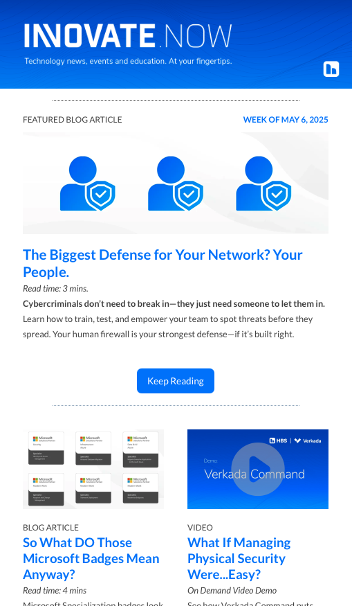 May 6 Newsletter