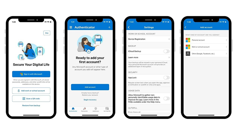 Microsoft Authenticator app