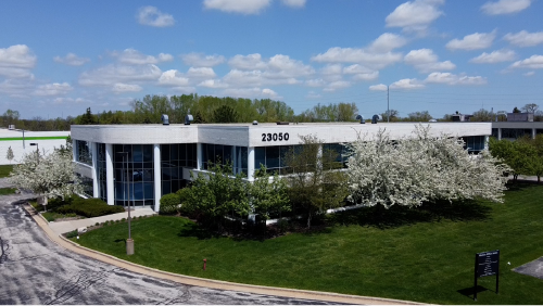 Aerial view of HBS Pewaukee office location.