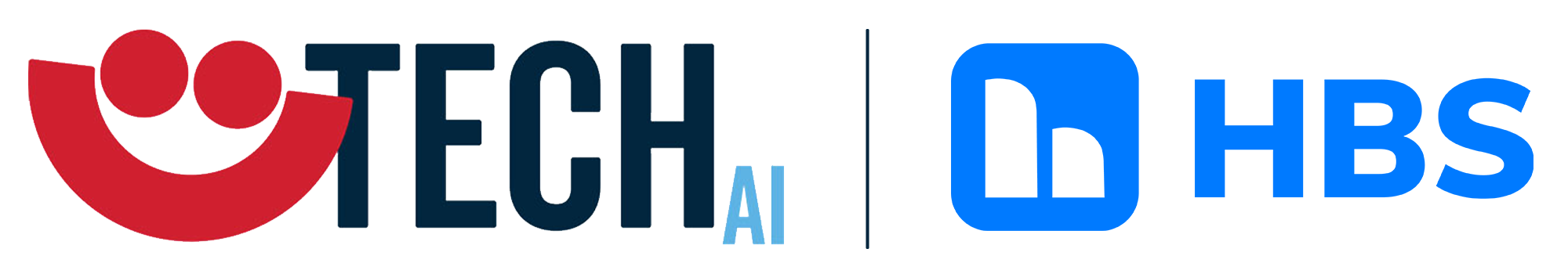 Abstract tech-themed banner with bold, dark letters forming 'TECH' and large blue geometric shapes; red curved element on the left.