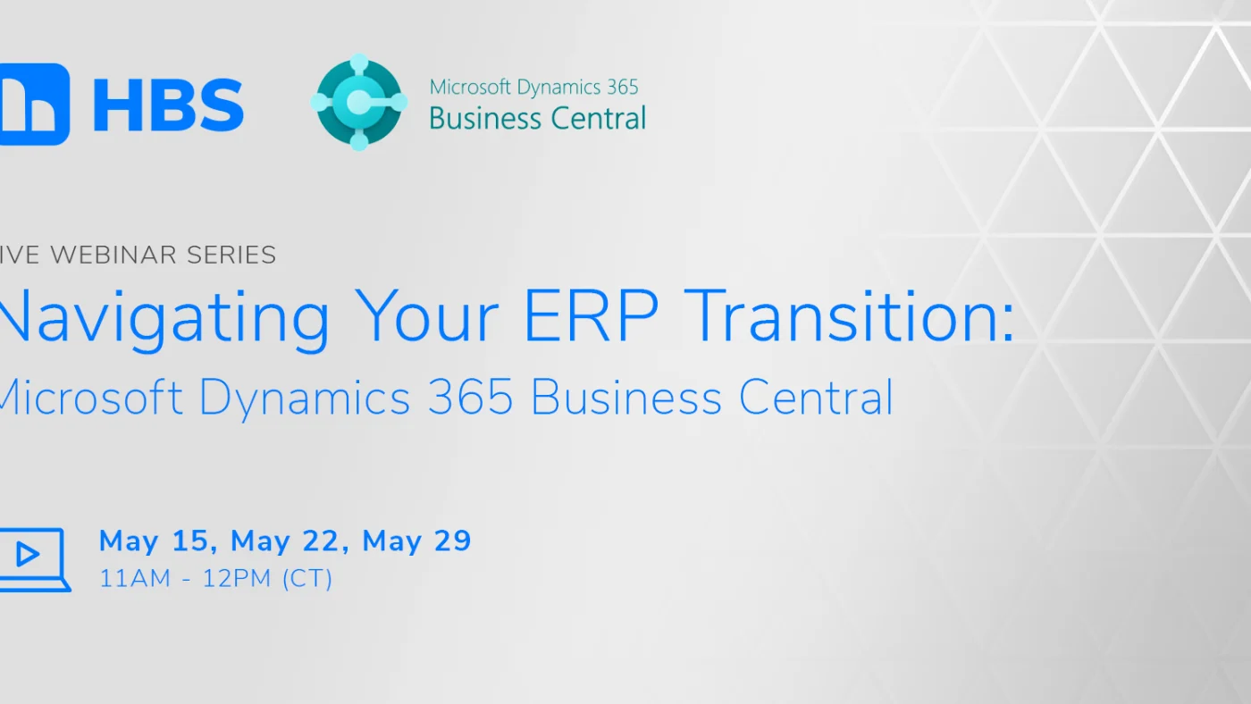 Microsoft Dynamics 365 Business Central Webinar Series