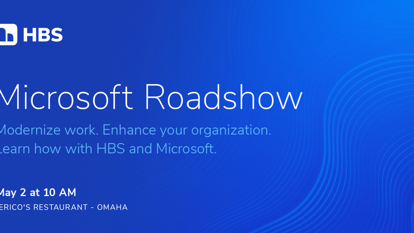 Nebraska Microsoft Roadshow Graphic